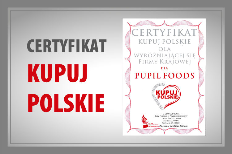Kupuj polskie, zdjęcie certyfikatu.